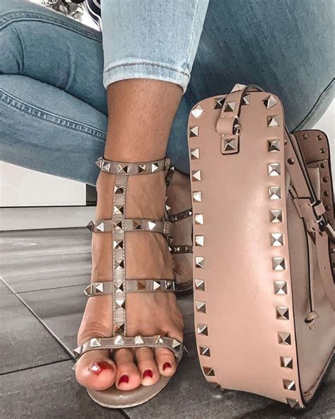 valentino rockstud slide sandal dupe